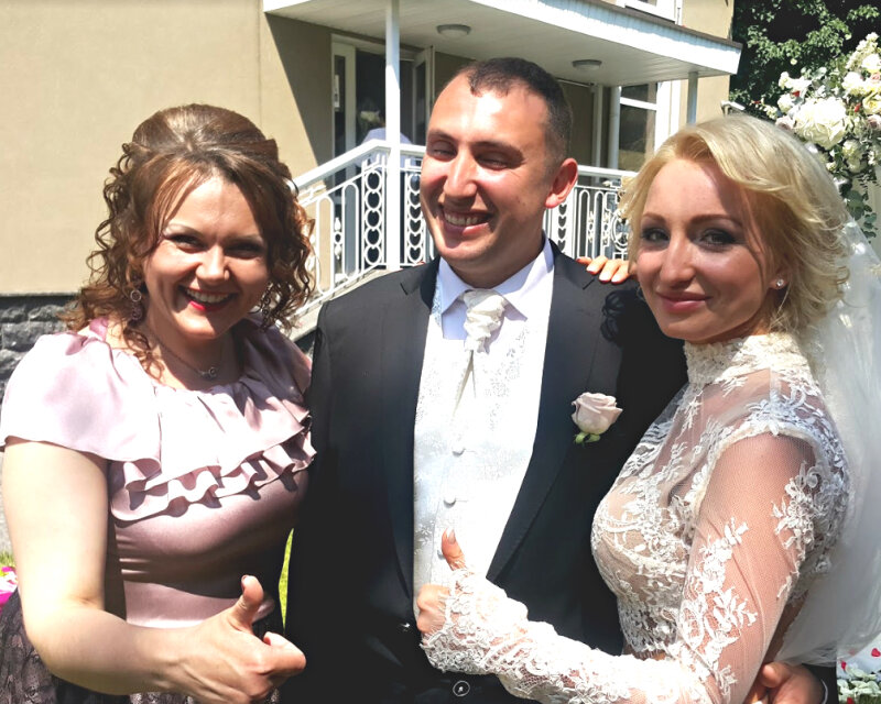 Andy from the UK with his Ukrainian wife Kate, who married in 2019 through Possible matchmaking