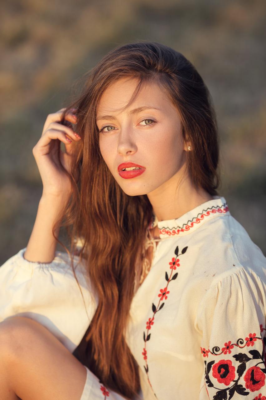 beautiful ukrainian young woman